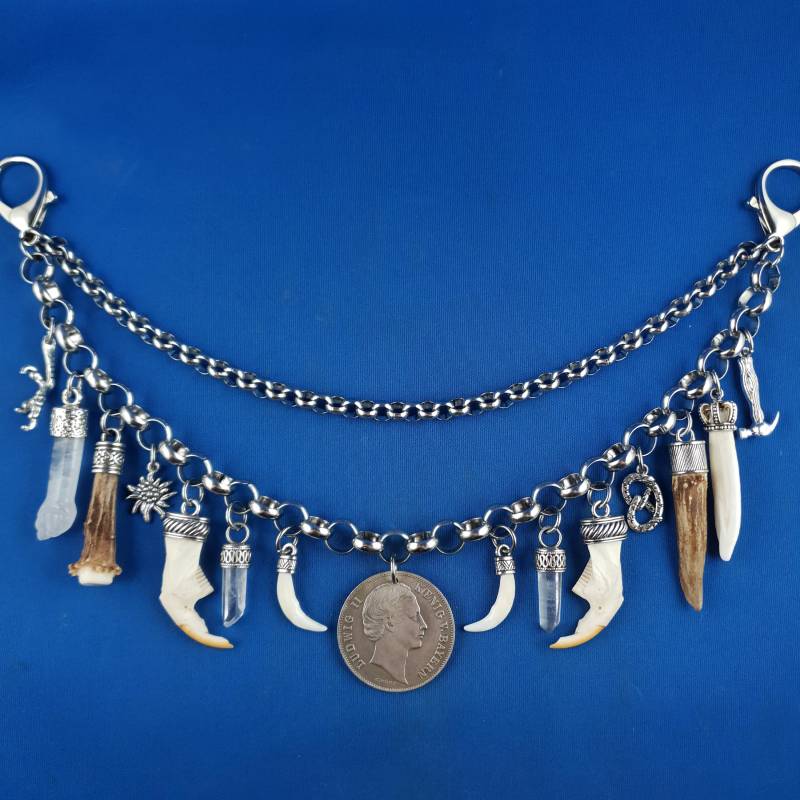 Charivari Trachtenkette Trachtenschmuck Jagdschmuck Scharivari Schariwari Aus Bayern Lederhose Lederhosn Dirndl Tracht von Trachtler