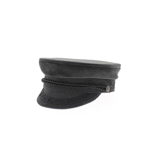 Traclet Prinz Heinrich Cap Samt, grau, 62 cm von Traclet