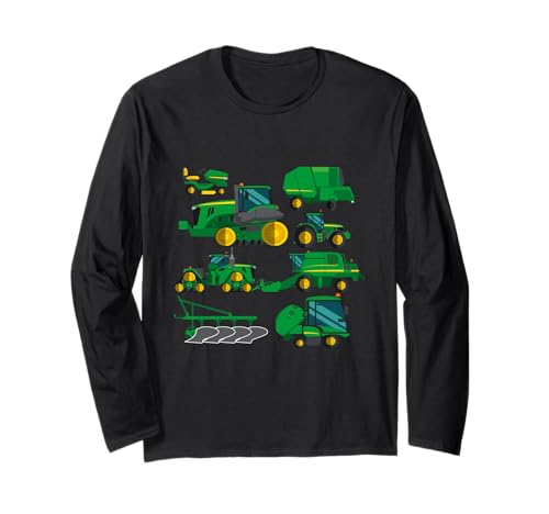 Traktor Farmer Landwirtschaft Fahrzeuge Trucks Bauernhof Jungen Kinder Langarmshirt Traktor Farmer Landwirtschaft Fahrzeuge Trucks Bauernhof Jungen Kinder Langarmshirt von Tractor Farmer Farming Vehicles Trucks Farm