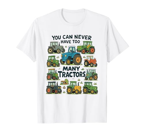 Man kann nie zu viele Traktoren haben, Farmer, Traktorliebhaber T-Shirt Man kann nie zu viele Traktoren haben, Farmer, Traktorliebhaber T-Shirt von Tractor Lover Farmer Funny Tractor Farm Equipment