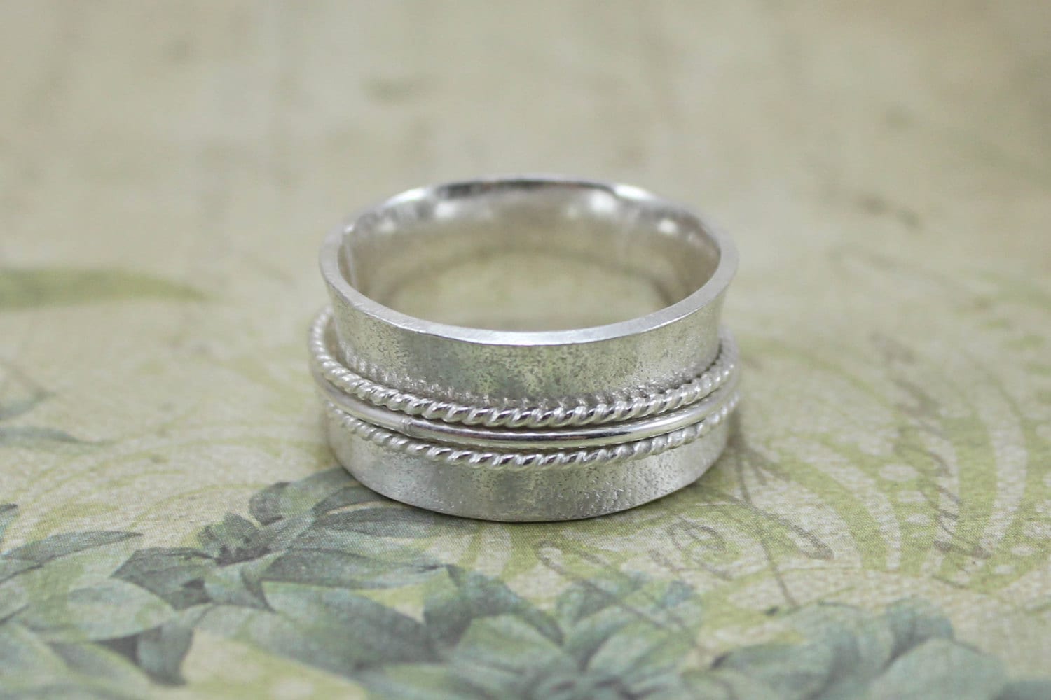 sterling Silber Spinner Ring - Meditation Fidget sterling Silber Spinner Ring - Meditation Fidget von TracyTerryJewellery