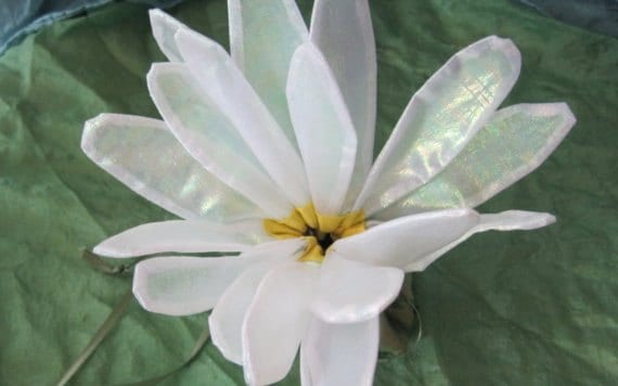 Sale - Schmucktasche, Präsentationstasche, Daisy, Anlaufschutz-Schmucktasche, Weihnachten, Jubiläum, Hochzeit von TracysGardenFairies