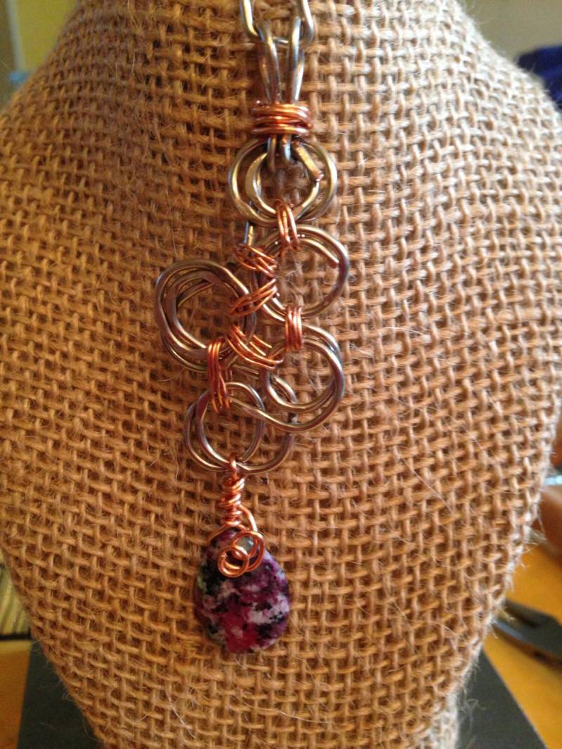 Draht Gewickelt Perlen Anhänger von TracysMysticalGems