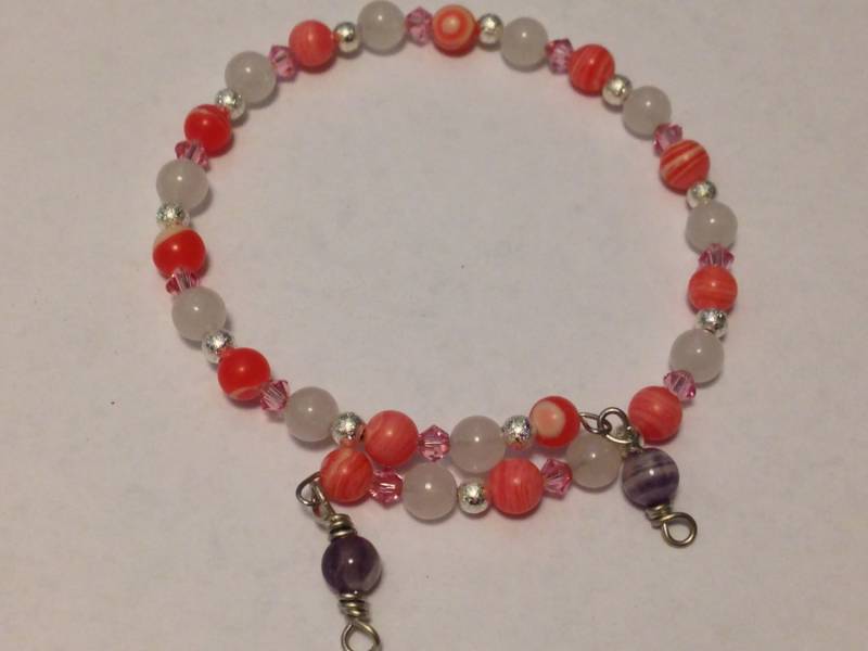 Liebe & Pflege Armband in Rosa Edelsteine Und Kristalle von TracysMysticalGems