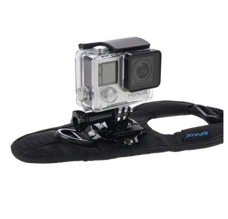 Trade-Shop Armband 360° Handgelenk Halterung Gurt für GoPro Actionpro X7, HD Pro, verstellbares Klettverschluss-Band / zusätzliches Objektivschutz Trade-Shop Armband 360° Handgelenk Halterung Gurt für GoPro Actionpro X7, HD Pro, verstellbares Klettverschluss-Band / zusätzliches Objektivschutz von Trade-Shop