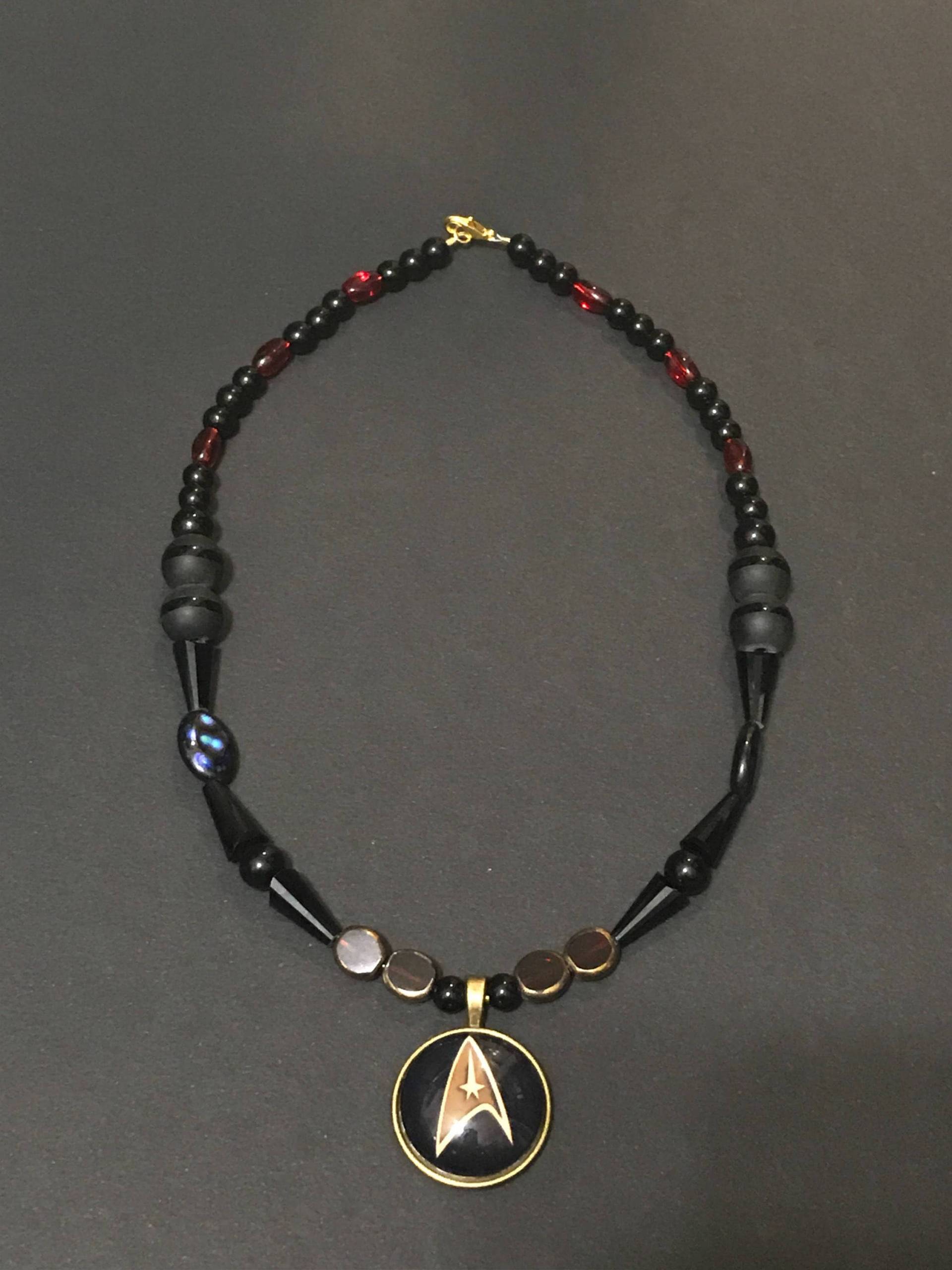 Star Trek Inspiriert Elegante Handgemachte Halsband Stil Perlen Halskette Star Trek Inspiriert Elegante Handgemachte Halsband Stil Perlen Halskette von Trader806
