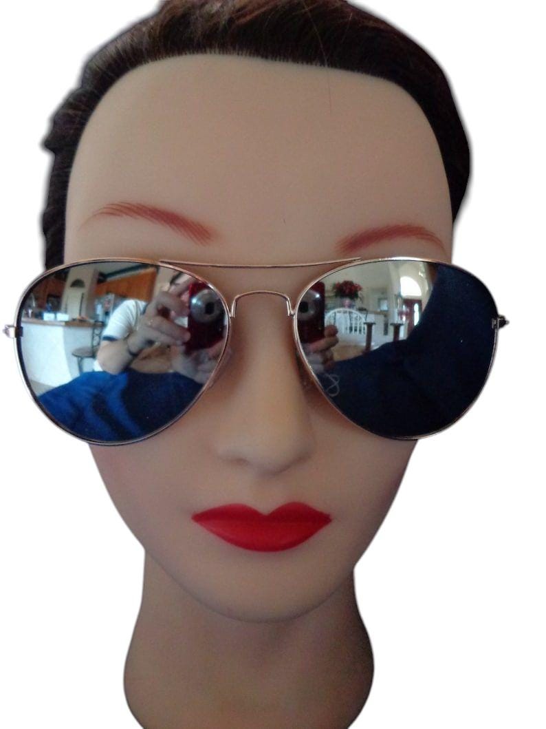 Sonnenbrillen Herren, Damen, Verspiegelte Goldene Aviator Sonnenbrille Sonnenbrillen Herren, Damen, Verspiegelte Goldene Aviator Sonnenbrille von TraderTrudys