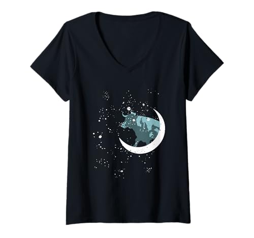 Damen to The Moon, Trading,Trader und Aktien T-Shirt mit V-Ausschnitt Damen to The Moon, Trading,Trader und Aktien T-Shirt mit V-Ausschnitt von Trading Aktien Börse Trader Kryptowährung