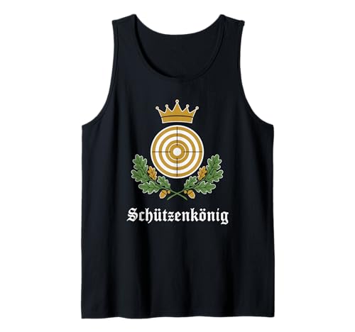 Herren Krone Zielscheibe Eichenlaub T - Schützenkönig Schützenfest Tank Top Herren Krone Zielscheibe Eichenlaub T - Schützenkönig Schützenfest Tank Top von Tradition Heimat Schießsport Verein Geschenk
