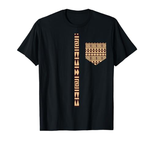 Afrikanischer Druck Dashiki Traditionelle afrikanische Kente Tuch Herren T-Shirt Afrikanischer Druck Dashiki Traditionelle afrikanische Kente Tuch Herren T-Shirt von Traditional Ethnic Black Pride African Tribal Gift