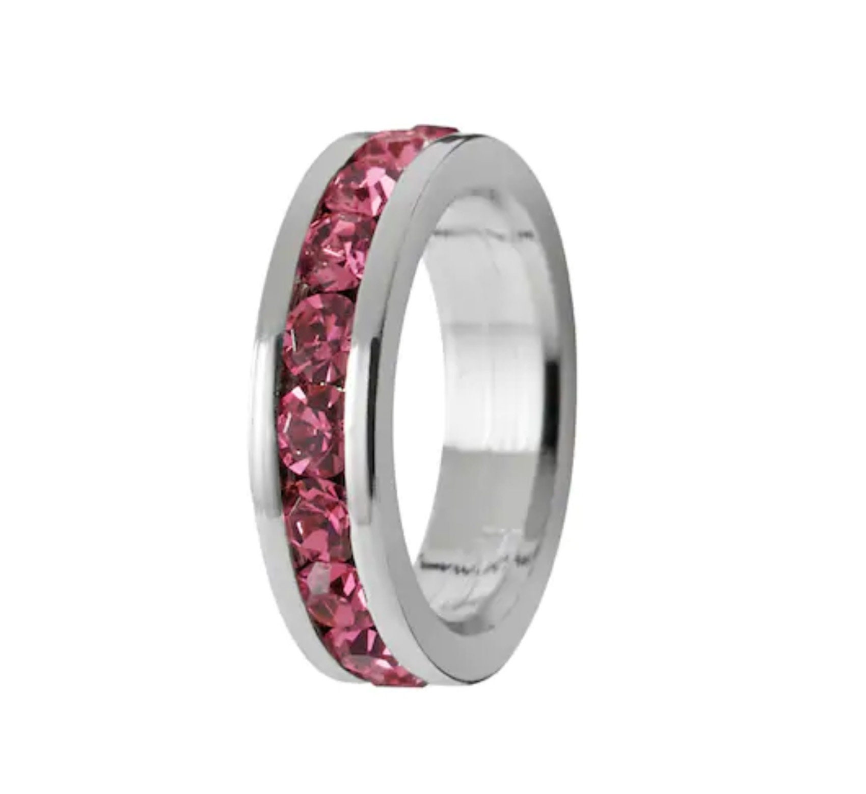 Swarovski Crystal Birthstone Eternity Rondell Anhänger in Sterling Silber Swarovski Crystal Birthstone Eternity Rondell Anhänger in Sterling Silber von TraditionsJewelryCo