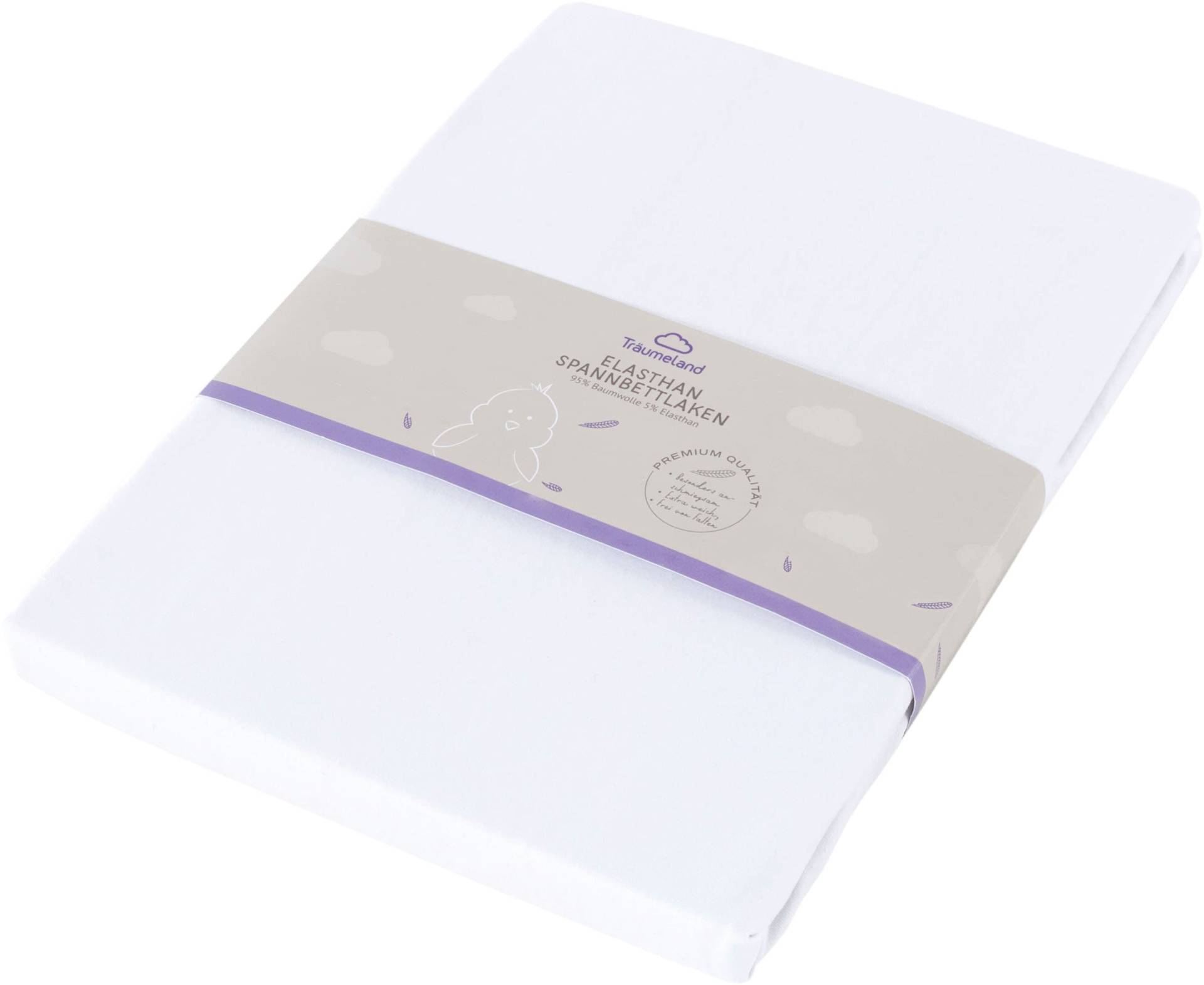 Träumeland Bettlaken "Spannbetttuch Elasthan passend für OF Wood mini" mit abgerundeten Ecken von Träumeland