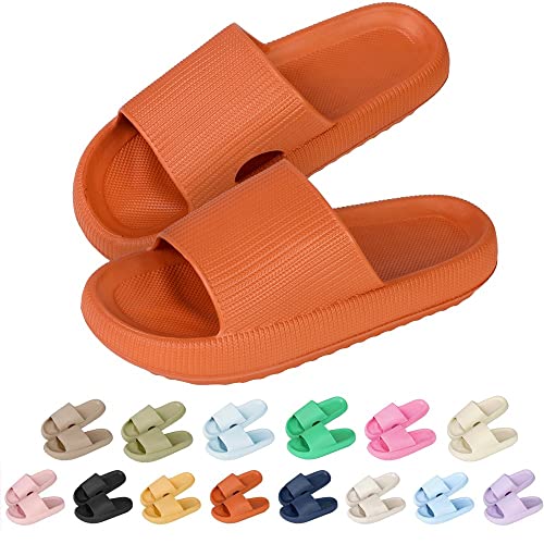 Trafagala Hausschuhe Damen Herren Airfoot Cloud Schlappen Cozy Slides Sommer Wolkenschuhe Bequeme Rutschfeste Badelatschen Badeschlappen FüR Langes Stehen Sandalen Plateau von Trafagala