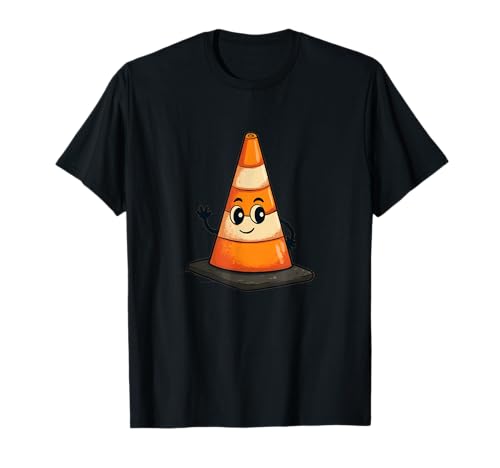Winkender Leitkegel Kostüm für Jungen und Mädchen T-Shirt Winkender Leitkegel Kostüm für Jungen und Mädchen T-Shirt von Traffic Cone Outfit