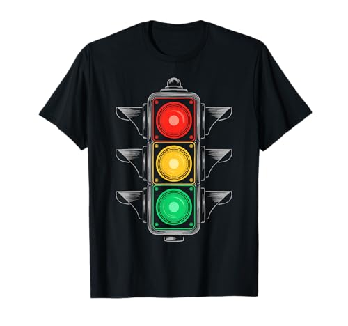 Ampelshirt Erwachsene Kinder Ampelkostüm T-Shirt Ampelshirt Erwachsene Kinder Ampelkostüm T-Shirt von Traffic Light Costume Shirts