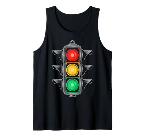 Ampelshirt Erwachsene Kinder Ampelkostüm Tank Top Ampelshirt Erwachsene Kinder Ampelkostüm Tank Top von Traffic Light Costume Shirts