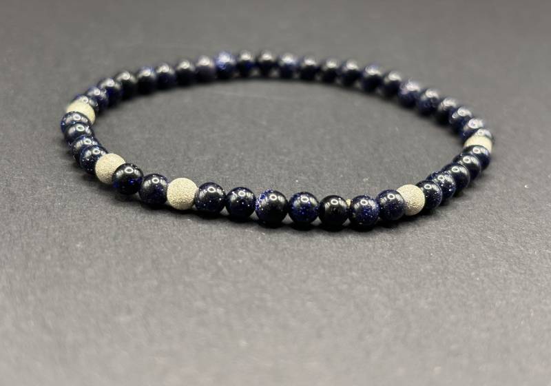 Armband Morsecode „Du Fehlst" 4mm, Trauerarmband Blaufluss Silber Armband Morsecode „Du Fehlst" 4mm, Trauerarmband Blaufluss Silber von TragTrauer