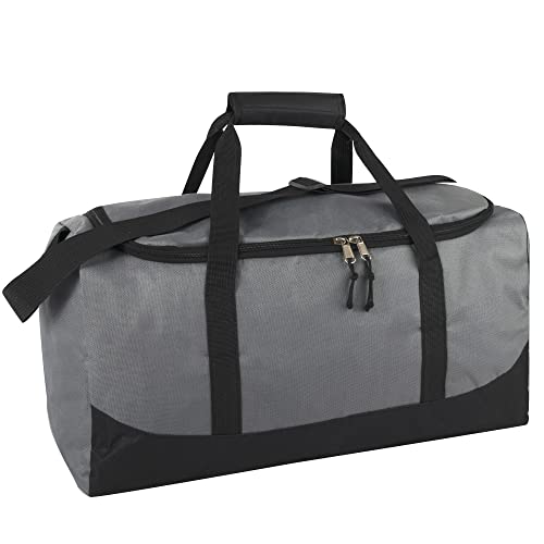 50,8 cm, 40 Liter Seesack für Herren, Damen, Teenager - Reise Weekender Übernachtung Handgepäck Schulter Duffel Tote Bag, GRAU, Duffel von Trail maker