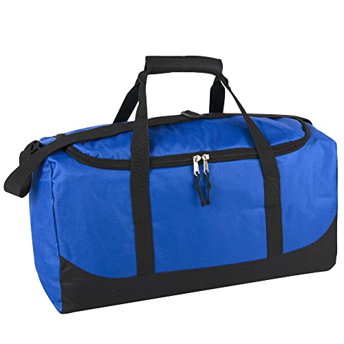 20 Zoll, 40 Liter Seesack für Männer, Frauen, Teenager - Reise Weekender Übernachtung Handgepäck Schulter Duffel Tote Bag, Blau, Seesack von Trail maker