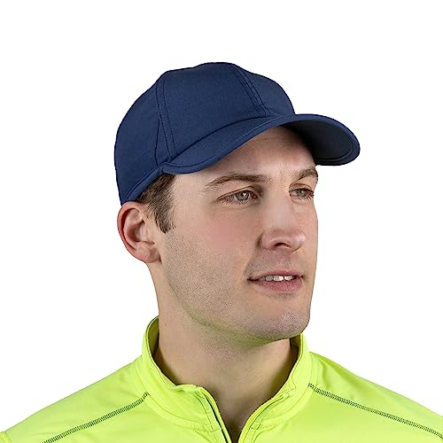 TrailHeads Cap Herren Sommer mit UV-Schutz - Schnell Trocknende Sport Kappe Herren Sommer - UPF 50 Laufkappe Herren für den Sommer - Marineblau von TrailHeads