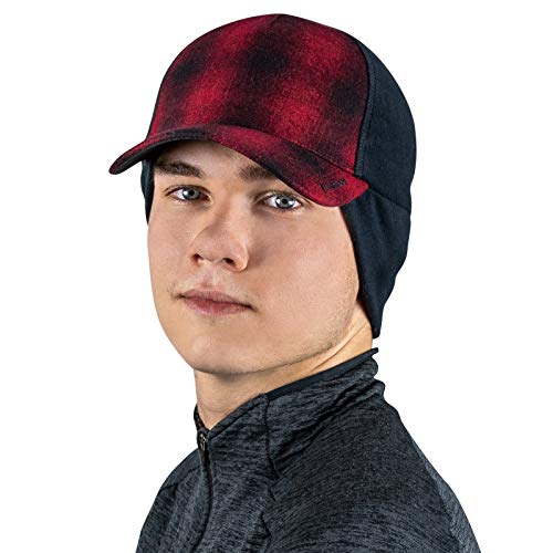 TrailHeads Cap Herren für den Winter– Basecap Herren mit Herunterklappbaren Ohrwärmern - Rot Kariert TrailHeads Cap Herren für den Winter– Basecap Herren mit Herunterklappbaren Ohrwärmern - Rot Kariert von TrailHeads