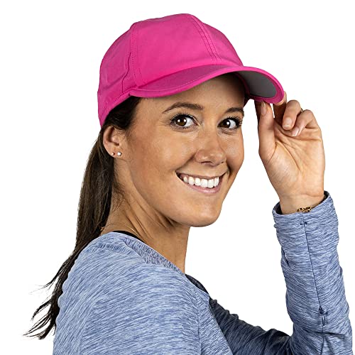 TrailHeads Damen Laufmütze mit UV-Schutz | UPF 50 Hüte | Sommerhüte für Damen | Outdoor Hüte, Helles Rosa, Einheitsgröße von TrailHeads