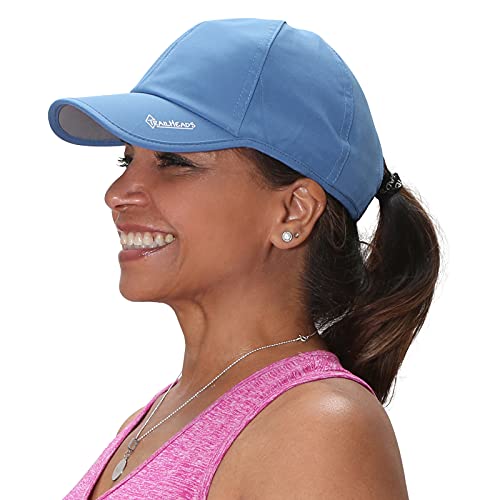 TrailHeads Laufkappe mit UV-Schutz | Kappe Damen | Damen Cap |Schirmmütze Damen (Dämmerungsblau) von TrailHeads