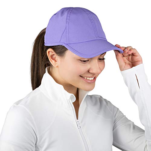 TrailHeads Laufkappe mit UV-Schutz | Kappe Damen | Damen Cap |Schirmmütze Damen - Lavendelfarben von TrailHeads