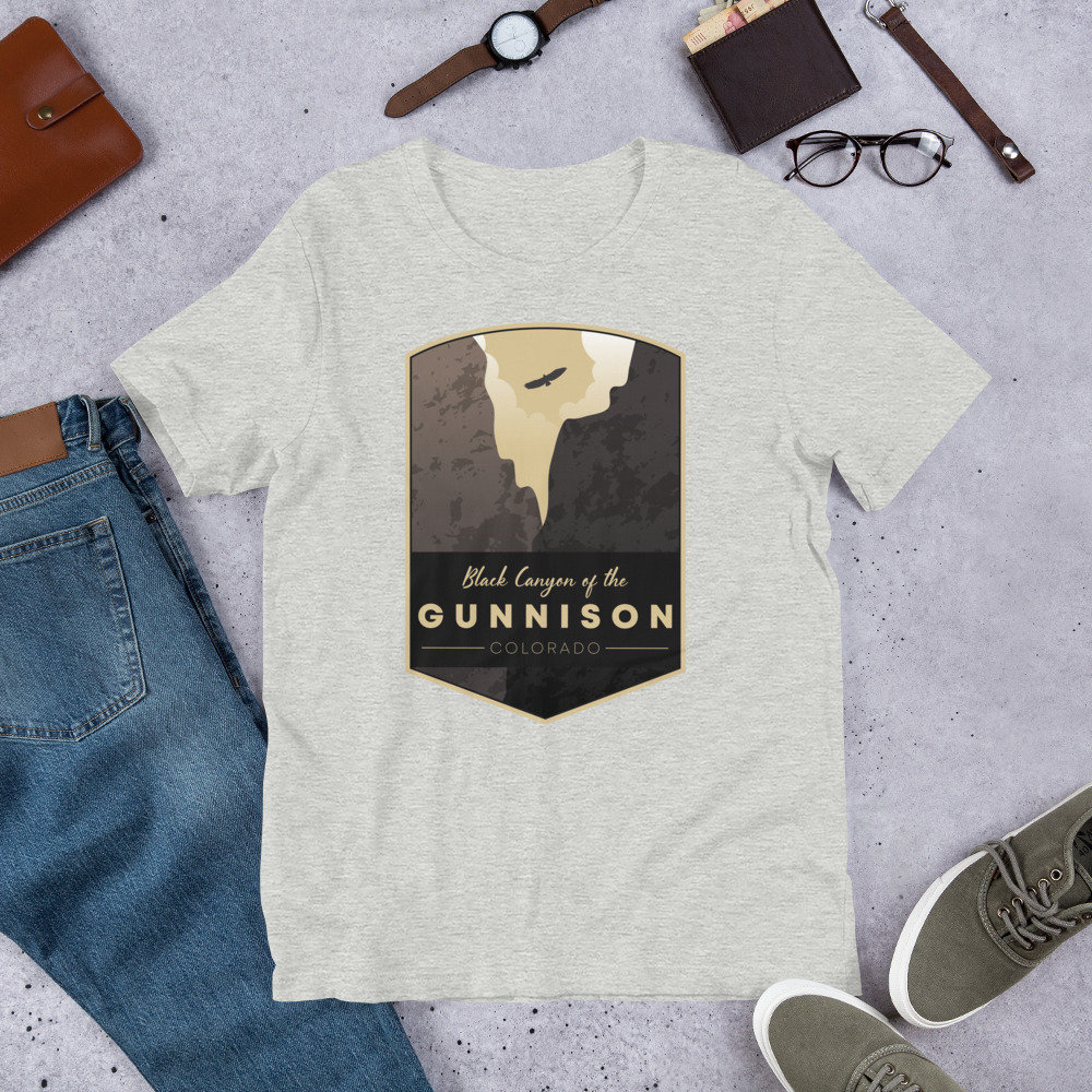 Black Canyon Of The Gunnison - Colorado Unisex T-Shirt von TrailMemories