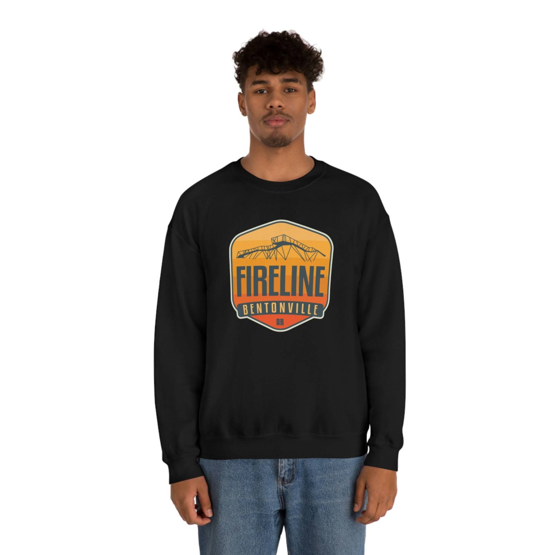 Fireline - Bentonville, Arkansas Unisex Heavy Blend Crewneck Sweatshirt von TrailMemories
