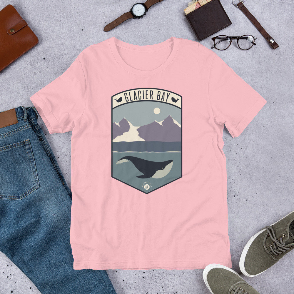 Gletscher Bay National Park - Alaska Unisex T-Shirt von TrailMemories
