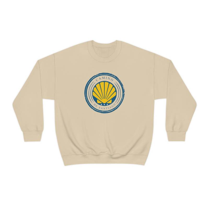 Jakobsweg | Unisex Heavy Blend Crewneck Sweatshirt von TrailMemories