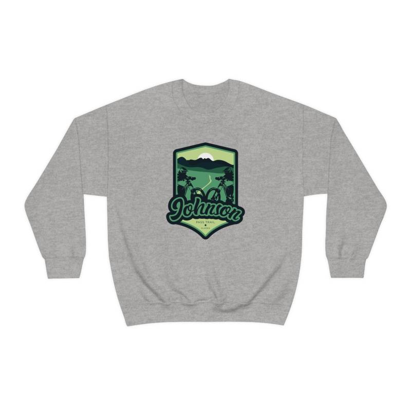 Johnson Pass Trail - Alaska Unisex Heavy Blend Crewneck Sweatshirt von TrailMemories