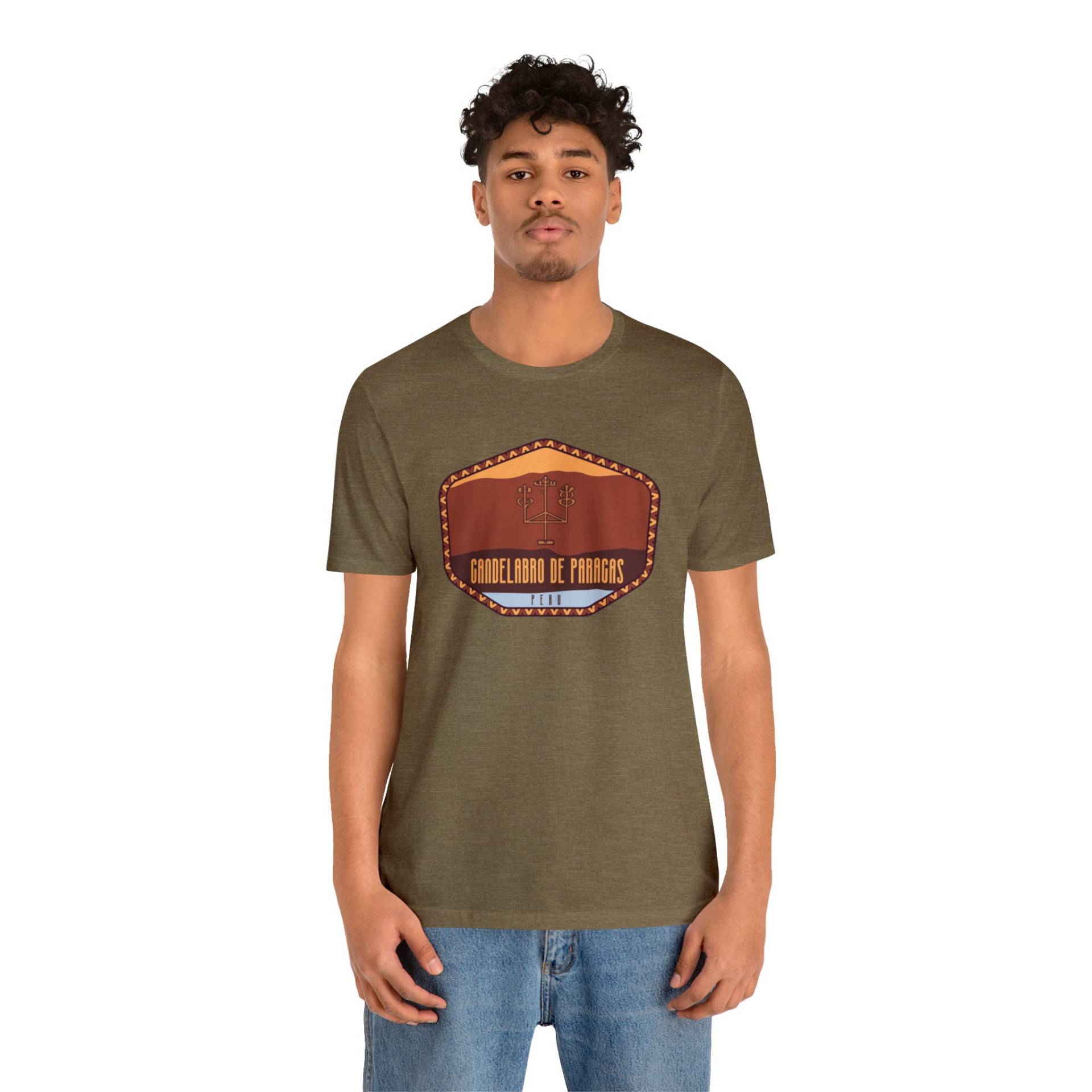 Kandelaber De Paracas - Peru | Unisex T-Shirt von TrailMemories