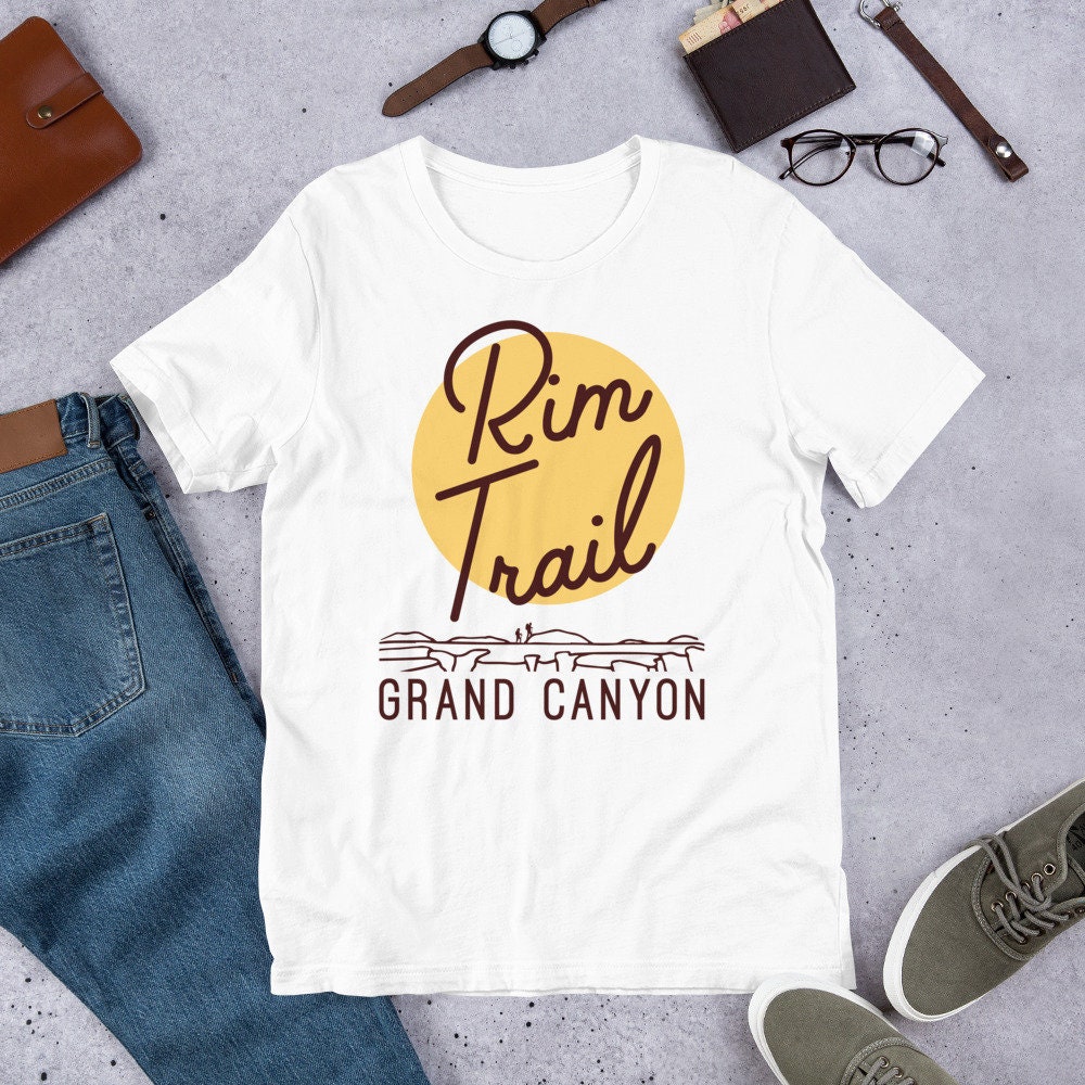 Rim Trail - Grand Canyon Unisex T-Shirt von TrailMemories