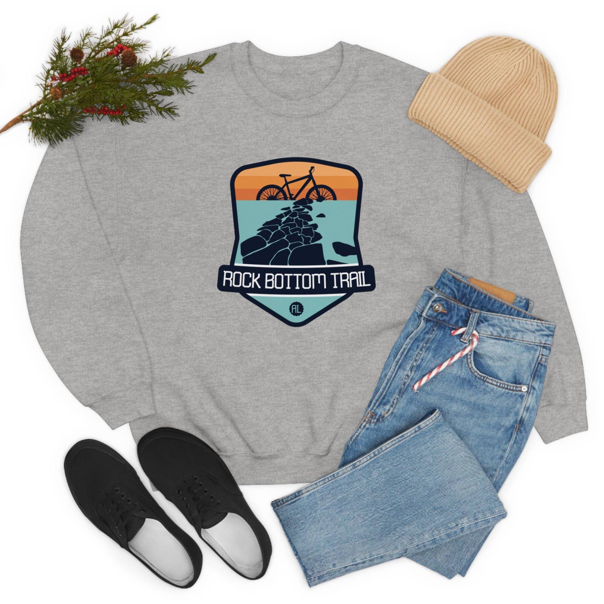 Rock Bottom Trail - Alabama Unisex Heavy Blend Crewneck Sweatshirt von TrailMemories