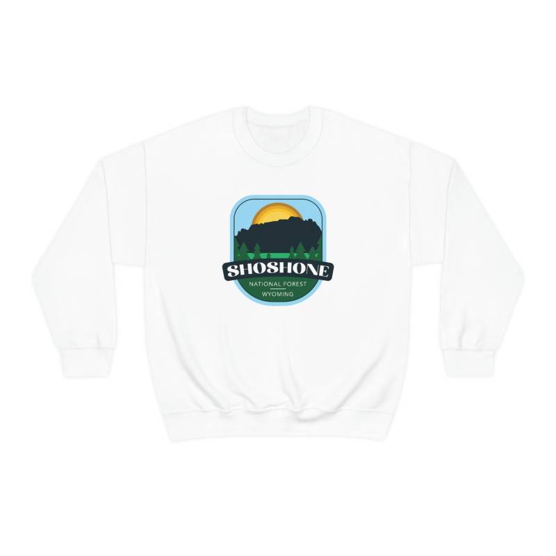 Shoshone National Forest - Wyoming Unisex Heavy Blend Crewneck Sweatshirt von TrailMemories
