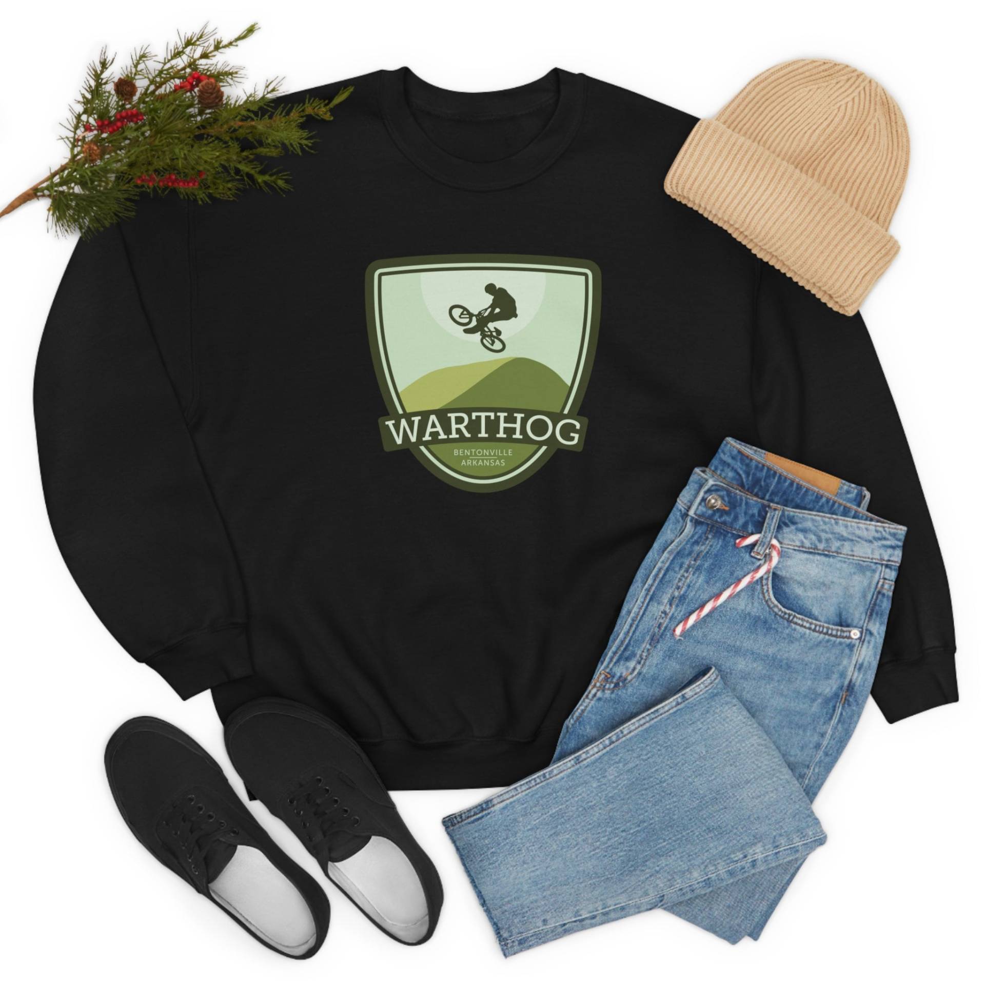Warzenschwein - Bentonville, Arkansas Unisex Heavy Blend Crewneck Sweatshirt von TrailMemories