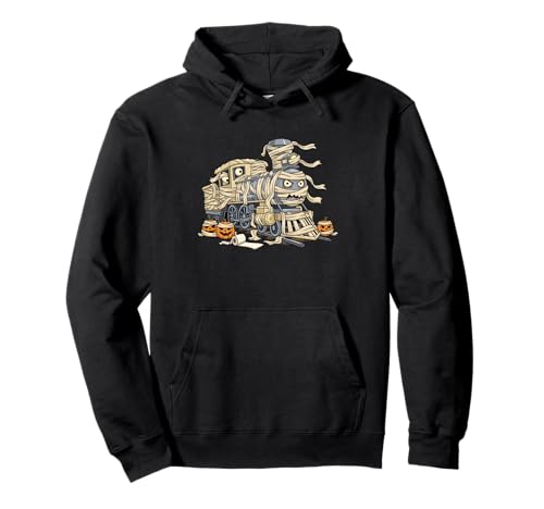 Lustiger Zug Mama Kürbis Halloween Kinder Herren Damen Pullover Hoodie von Train Lovers Cute Halloween Outfits for Boy Girl