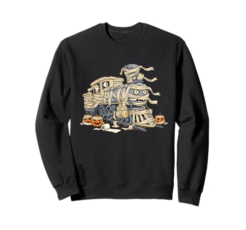 Lustiger Zug Mama Kürbis Halloween Kinder Herren Damen Sweatshirt Lustiger Zug Mama Kürbis Halloween Kinder Herren Damen Sweatshirt von Train Lovers Cute Halloween Outfits for Boy Girl