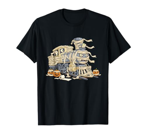Lustiger Zug Mama Kürbis Halloween Kinder Herren Damen T-Shirt Lustiger Zug Mama Kürbis Halloween Kinder Herren Damen T-Shirt von Train Lovers Cute Halloween Outfits for Boy Girl
