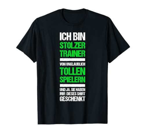 Trainer TShirt Lustig Herren Witzig Spieler Team Spruch Fun T-Shirt von Trainer Motive & Lustige Designs