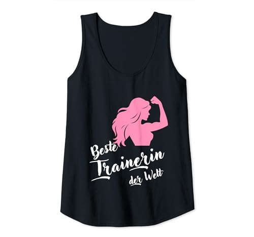Damen Beste Trainerin der Welt Spruch für Trainerin Tank Top von Trainerin Designs