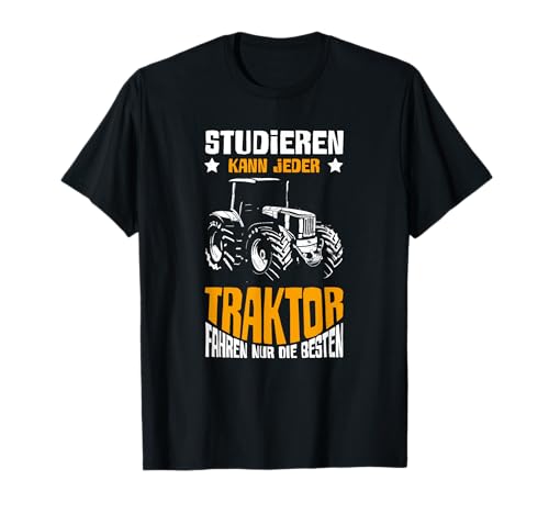 Traktor Fahren Die Besten Bauernhof Landwirt Männer Jungen T-Shirt Traktor Fahren Die Besten Bauernhof Landwirt Männer Jungen T-Shirt von BK Traktor Shirts Bauer Traktorist Geschenke