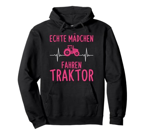 Echte Mädchen Fahren Traktor Trecker Landwirtin Herzschlag Pullover Hoodie Echte Mädchen Fahren Traktor Trecker Landwirtin Herzschlag Pullover Hoodie von Traktor Spruch Geschenke Für Mädchen