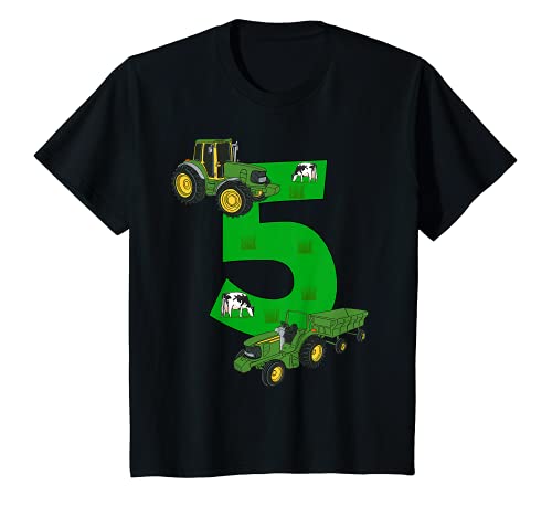 Kinder Geburtstagsshirt 5 Jahre Traktor Trecker 5. Geburtstag Kinder Geburtstagsshirt 5 Jahre Traktor Trecker 5. Geburtstag von Traktor T-Shirts zum 5. Geburtstag