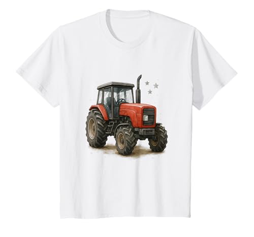 Kinder Roter Traktor für Landwirtschaft Fans und Bauernhof Kinder T-Shirt Kinder Roter Traktor für Landwirtschaft Fans und Bauernhof Kinder T-Shirt von Traktor und Trecker Geschenke