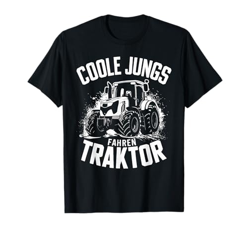 Coole Jungs fahren Traktor | Viehzucht & Landwirt T-Shirt von Traktorfahrer - Landwirtin & Landwirt Geschenke