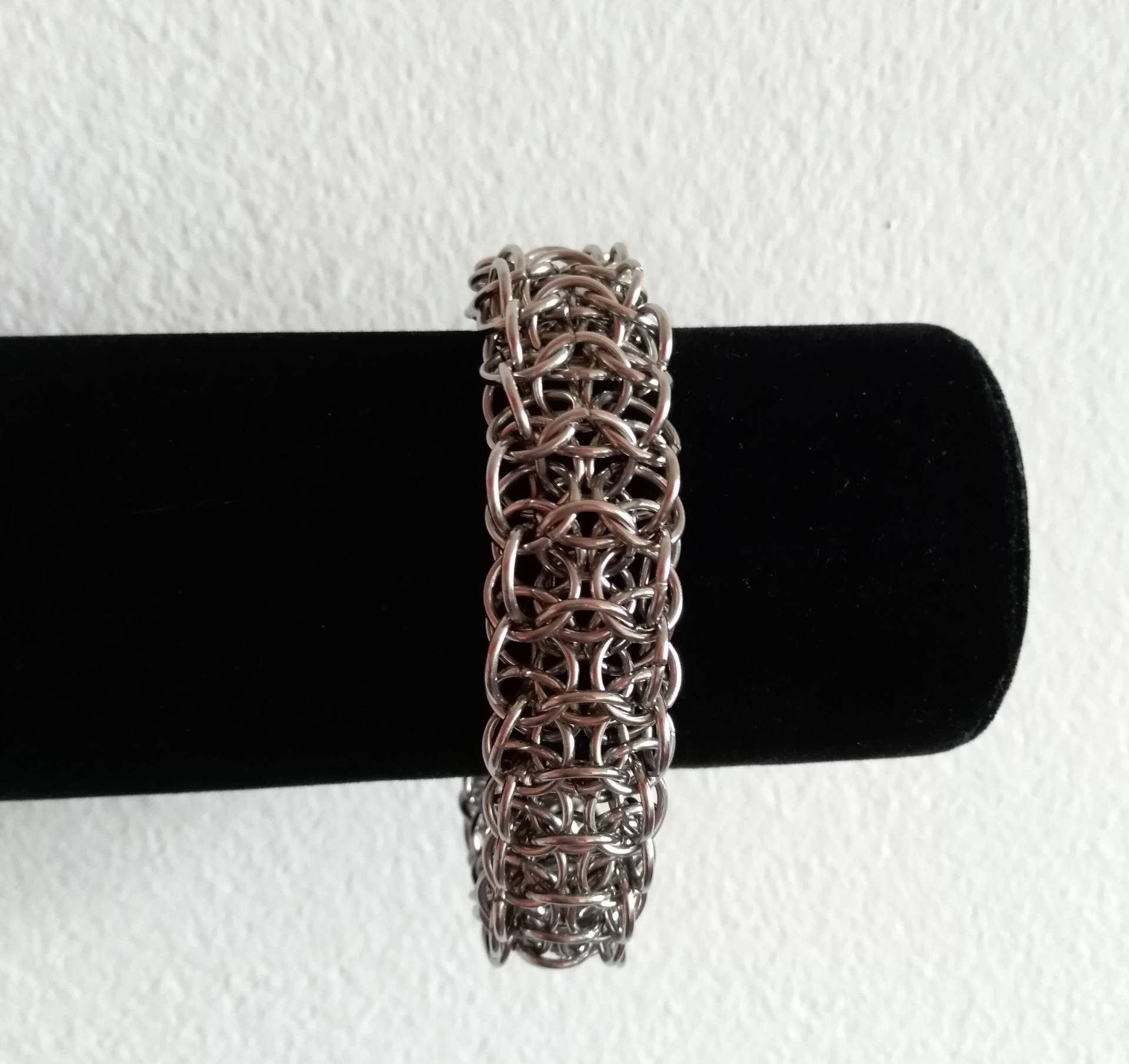 Chainmaille Armband, Unisex Armband Aus Edelstahl, Verstellbares Chainmaille Armband, Unisex Armband Aus Edelstahl, Verstellbares von TralalaByJelena
