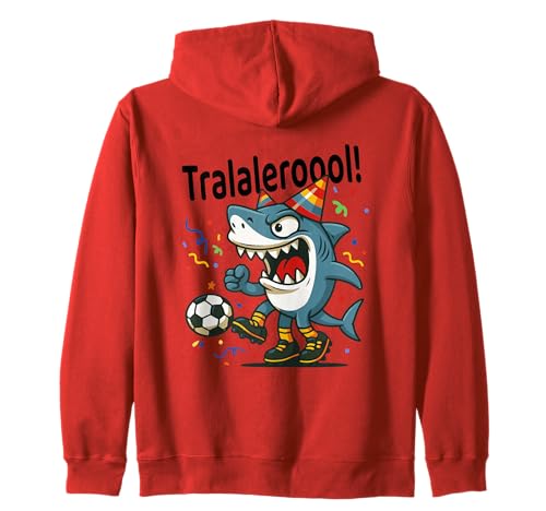 Tralalero Tralala Italian Brainrot Soccer Birthday Meme Boys Kapuzenjacke von Tralalero Meme Squad
